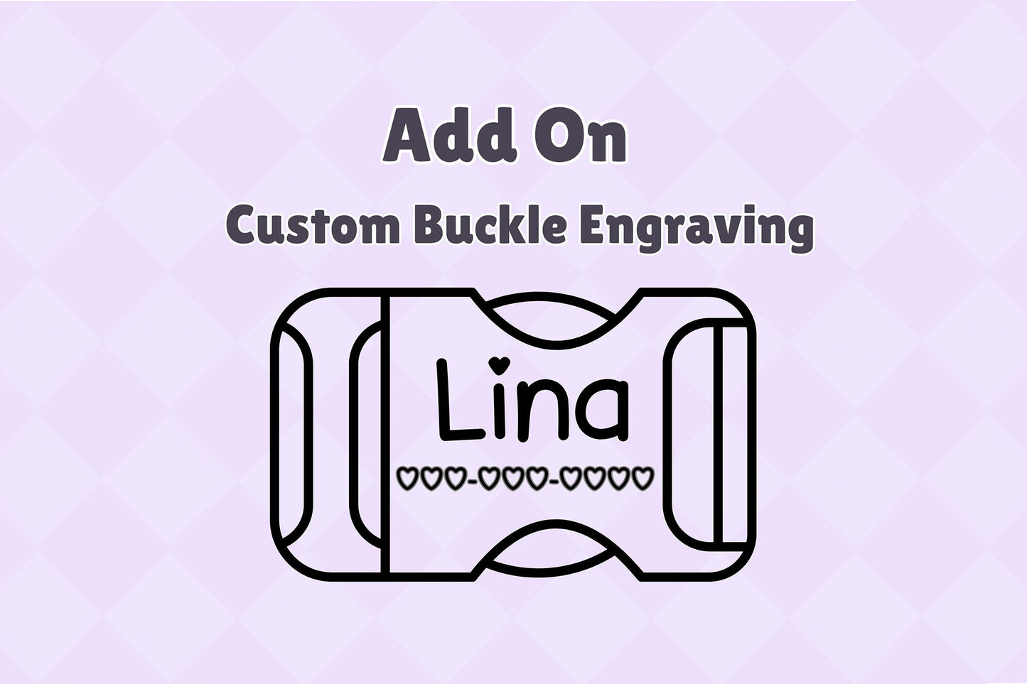 ADD-ON Custom Metal Buckle Engraving