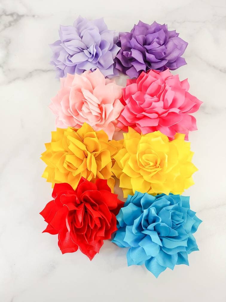 Dog Collar Flowers Multiple colors - Large size