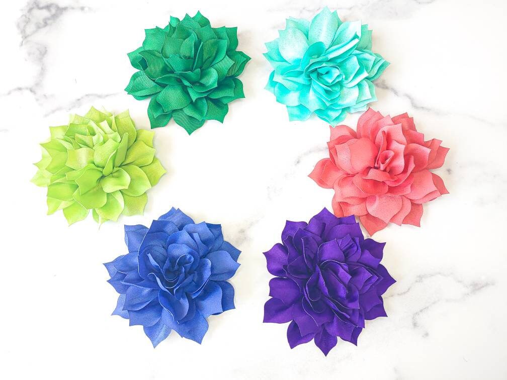 Dog Collar Flowers Multiple colors - Large size