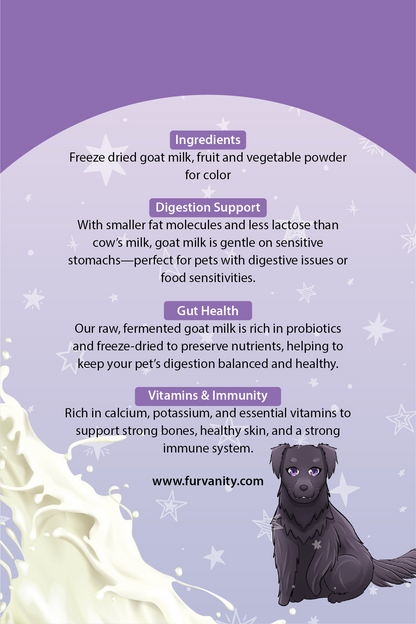 Star Creme's 100% Goat Milk Treats – Single Ingredient, Natural Snack for Cats and Dogs