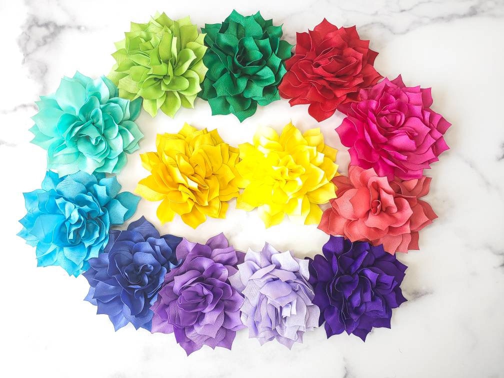 Dog Collar flower, Collar flower, Flower for dog collar, Large collar flower , Pet accessories, BIG, Full and FLUFFY !