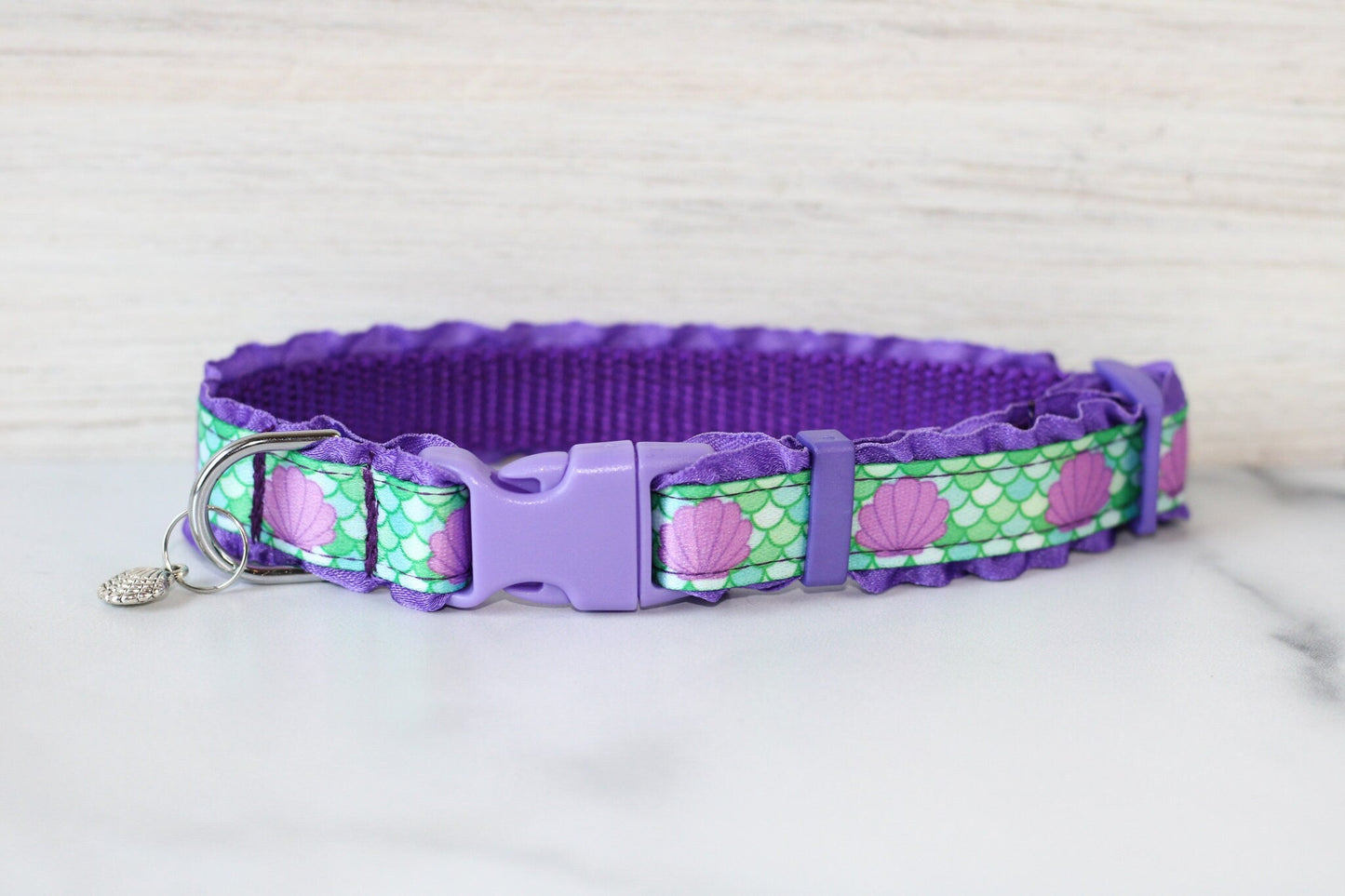 Ruffle Add-On, Ruffle dog collar, Custom Dog collar, Girly, Dog collar, Cat collar