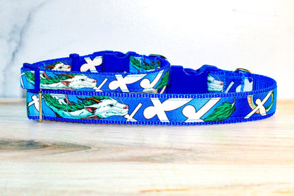 Dragon dog collar, Dog collar, Haku dog collar, Anime dog collar , Cat collar, Haku cat collar , Anime cat collar