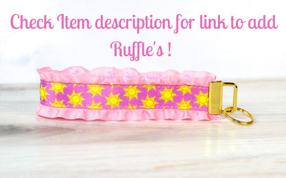 Sun Princess , Tangled ,Rapunzel, Pascal, Keychain, Key Fob, Keychain, Wristlet, Purse keychain, Car accessories