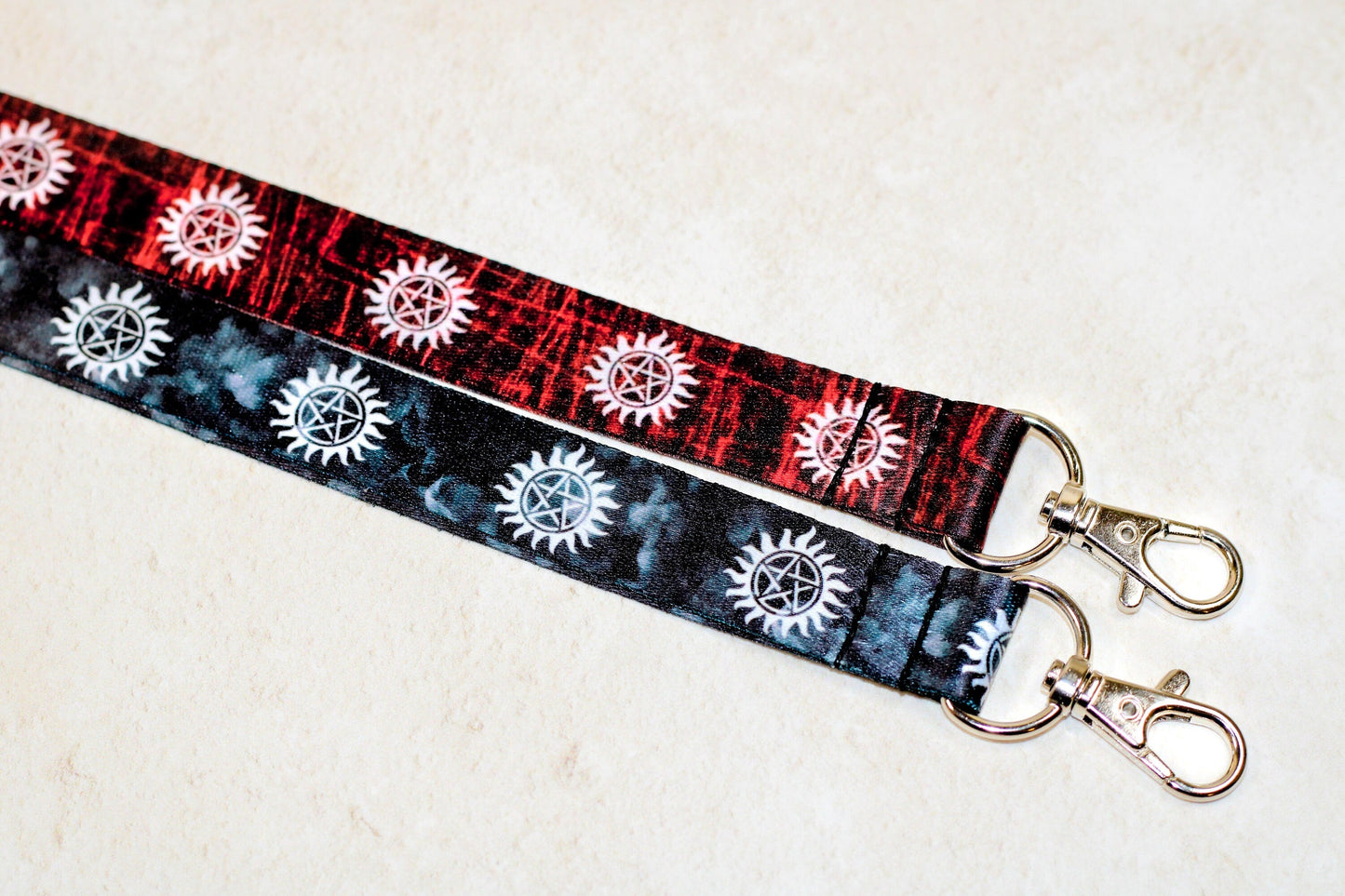 Supernatural lanyard , Supernatural keychain, Supernatural gift, Supernatural , Pentagram, personalized gifts