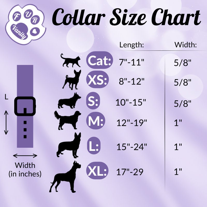 Moon and star, dog collar,Purple galaxy,NBS ,Galaxy dog collar,Witchy dog, Luna, No buckle slide, 1.5", Cat collar