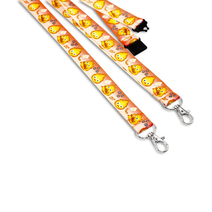 Fire Demon Lanyard, Anime Lanyard, Badge Id holder, Breakaway lanyard, Calcifer