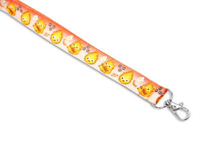 Fire Demon Lanyard, Anime Lanyard, Badge Id holder, Breakaway lanyard, Calcifer