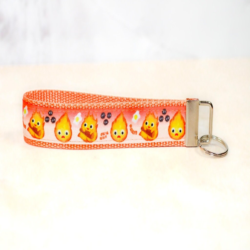 Fire Demon, Anime, Keychain, Key fob, Calcifer, Anime keychain