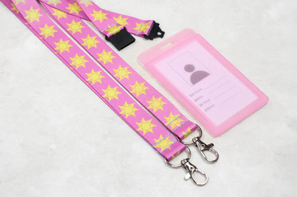 Sun princess Lanyard, Badge Id,pin trading, Lanyard and badge holder, Nurse gift, Teacher lanyard, breakaway lanyard