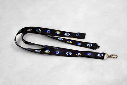 Evil Eye Lanyard, Turkish Evil Eye, Witches magic protection, Witchy lanyard, Witchky keychain, Magic protection