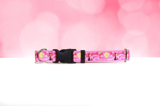 Pink Starry Night Dog Collar,Pink Dog Collar, Cat collar, Starry Night,Starry night cat collar,Girly dog collar