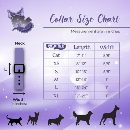 Reflective Dog collar, Cat Collar, Moon Cat collar, Moon and stars, Galaxy, Space, Witchy collar, High Vis reflect, Safety collar,