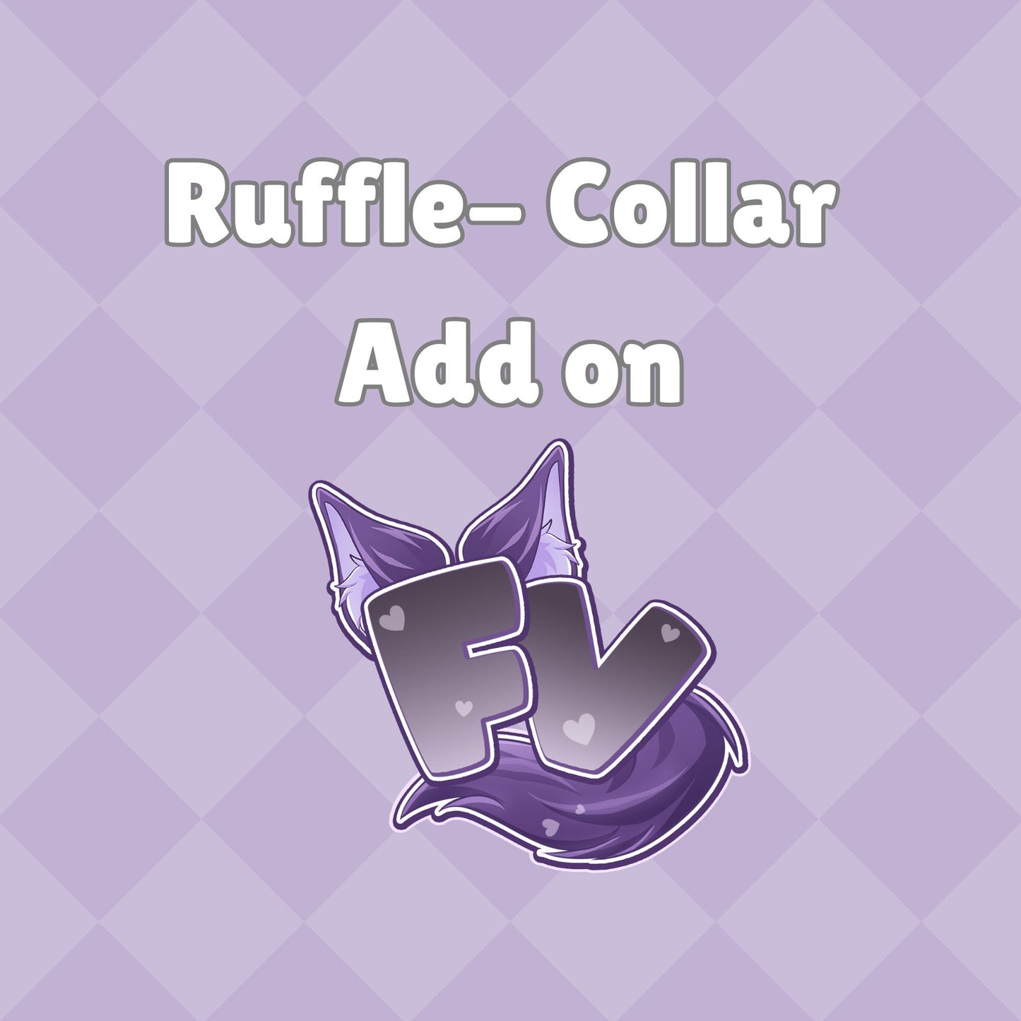 Ruffle Add-On, Ruffle dog collar, Custom Dog collar, Girly, Dog collar, Cat collar