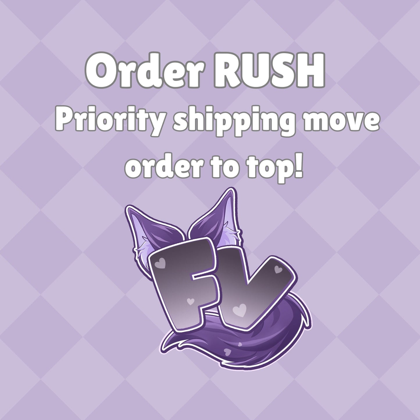 RUSH MY ORDER, Move me to the front - Shipping upgrade, Ships within 2 business days ,