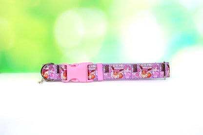 Eevee cherry blossom collar, Sakura Eevee dog collar, Anime collar, Cute Eevee Cat collar