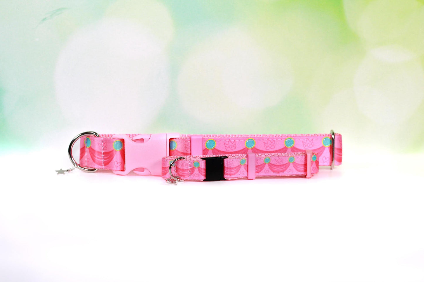 Princess Peach Dress Dog collar, Mario Peach Cat collar, Peach Dog collar, Anime dog collar, Super Mario collar