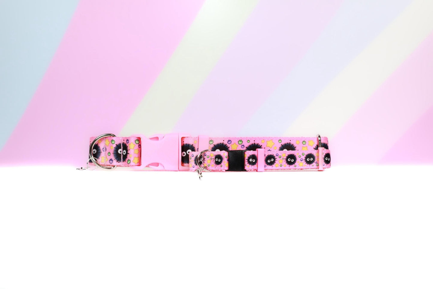 Pink girly sprites, Pink dog collar, Anime cat collar, Dog Anime collar, Cute girly collar