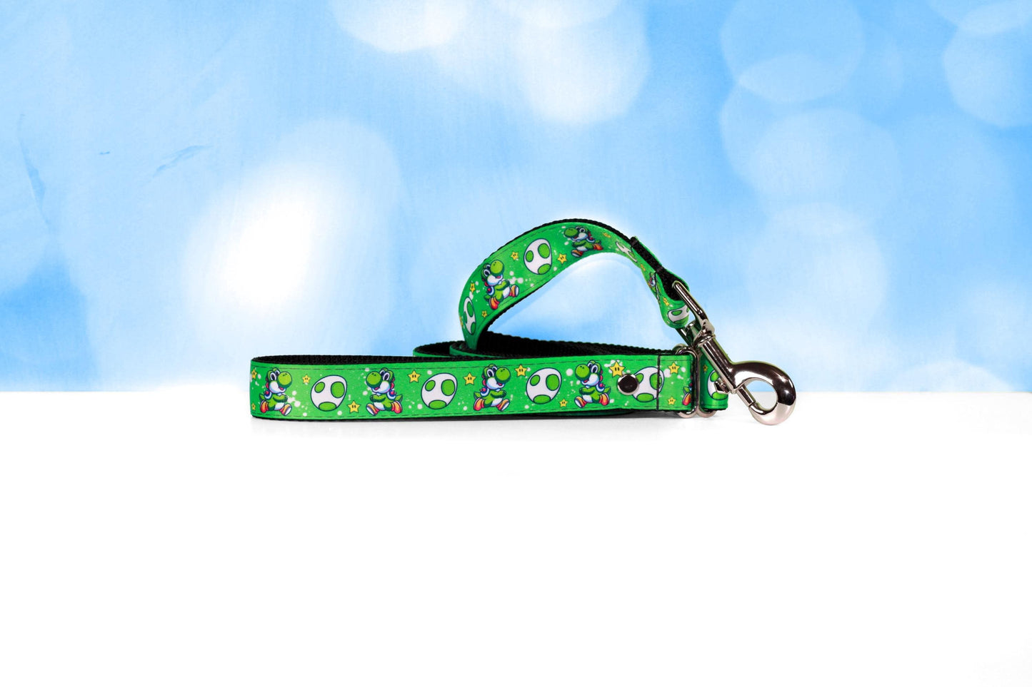 Yoshi Leash, Cute Mario dog leash, Yoshi egg, Anime leash, Dog lead, Multiple lengths, 2ft,3ft,4ft,5ft, and 6ft