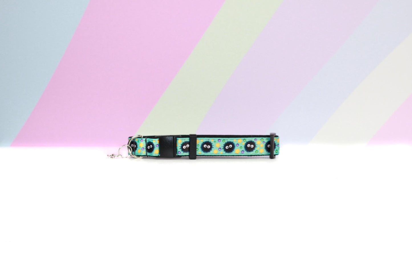 Teal sprite collar, Anime collar, Cat anime collar, Dog anime collar, Kawaii collar, Soots,Cute dog collar