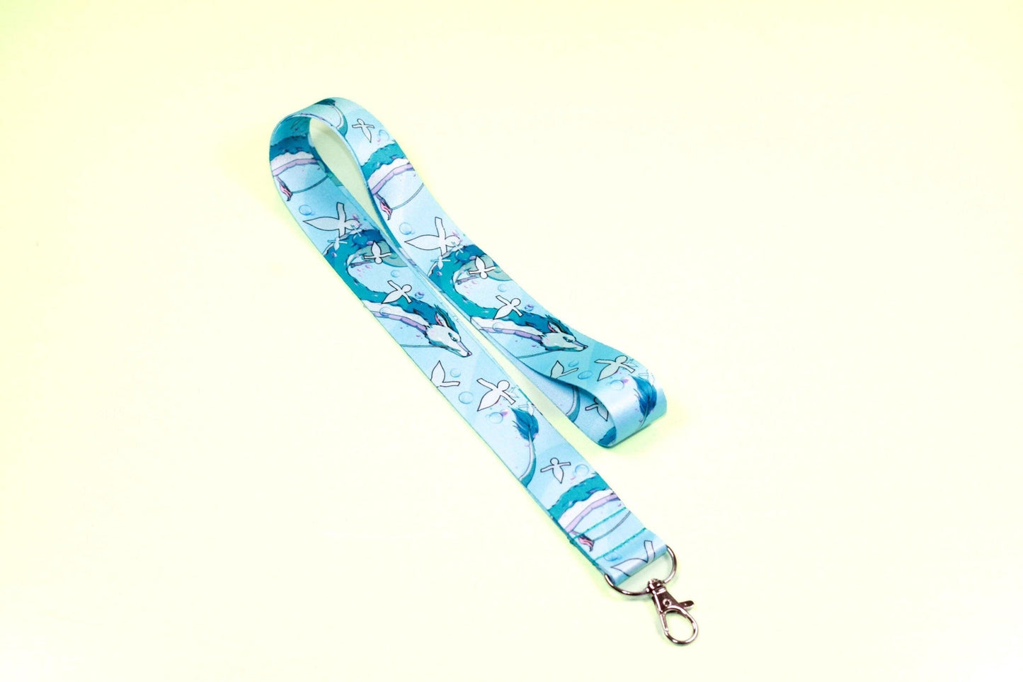 River Spirit- Haku dragon lanyard, Anime lanyard, Teacher lanyard, Safety breakaway lanyard,