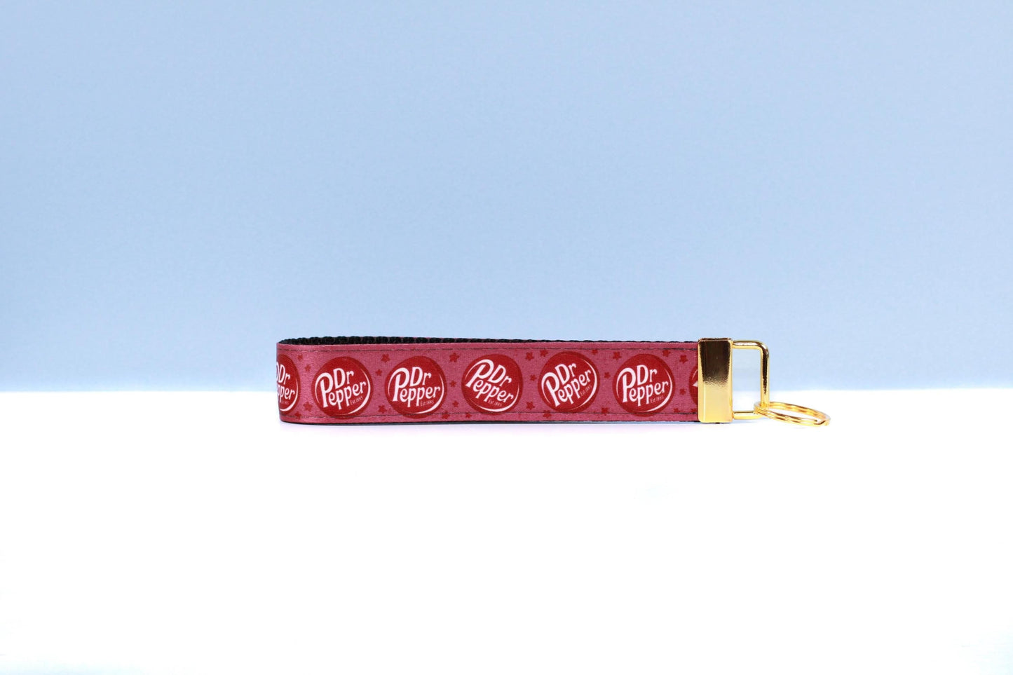 Dr pepper key fob, Soda keychain, Wristlet, car accessories, Purse keychain, Wallet strap,Key holder