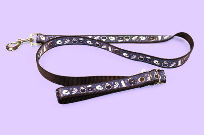 Dusk Spellcast, Witchy Things dog collar, Witch cat collar, Breakaway cat collar, Adjustable dog collar, Spooky vibes, Boy dog collar,