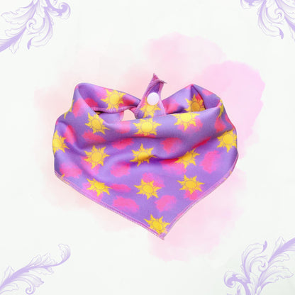 Sun Princess Bandana, Tangled Sun, Princess Rapunzel, Sun dog Bandana,Punzie Bandana