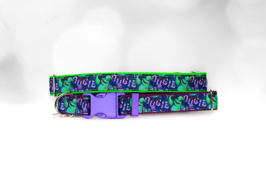 Oogie Boogie, Dog collar, NBC, Nightmare before Christmas, Halloween collar, Spooky, Christmas, Nightmare Cat collar